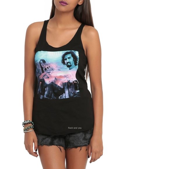 Nirvana Live Photo punk rock Official Muscle Tank Top M NWT - Picture 1 of 3